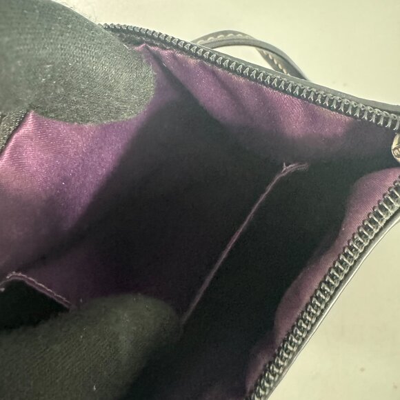 Coach Black Leather Large Wristlet - Picture 11 of 12